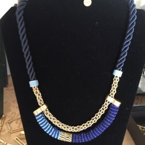 Stella & Dot Mixed Media Collar Necklace